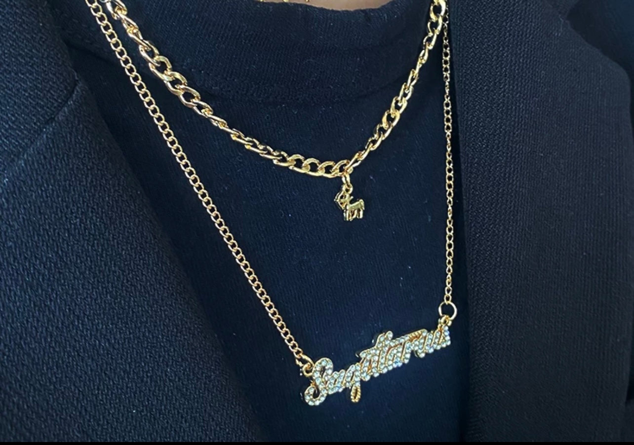 "what's your sign ?" necklace